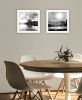 Trendy Decor 4U "Contemporary Lake Scenes" Framed Wall Art for Living Room, Wall Art Print for Home Decor, Bedroom Wall Art by Bluebird Barn