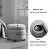 [Video] Welike Swivel barrel chair, living room swivel chair with round storage chair, 360 ¬∞ swivel club chair, nursery, bedroom, office