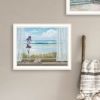 Trendy Decor 4U "Lighthouse at Sunset" Framed Wall Art for Living Room, Wall Art Print for Home Decor, Bedroom Wall Art by Georgia Janisse