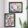Trendy Decor 4U Abstract Florals to wish you Good luck, Success, Longevity; should keep you smiling Framed Wall Art for Living Room