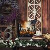 Norfolk Terrier Spooky Halloween Throw Pillow Machine Washable, Indoor Outdoor Decorative Pillow for Couch, Bed or Patio, 14Hx14W