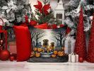 Shar Pei Spooky Halloween Throw Pillow Machine Washable, Indoor Outdoor Decorative Pillow for Couch, Bed or Patio, 14Hx14W