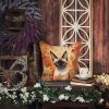 Siamese Cat in Fall Leaves Throw Pillow Machine Washable, Indoor Outdoor Decorative Pillow for Couch, Bed or Patio, 18Hx18W